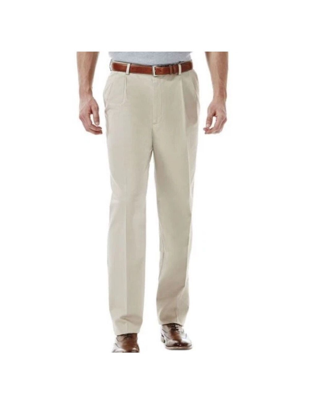 Haggar Men's Straight Fit Stretch Soft Chino Dress Pants - NWT